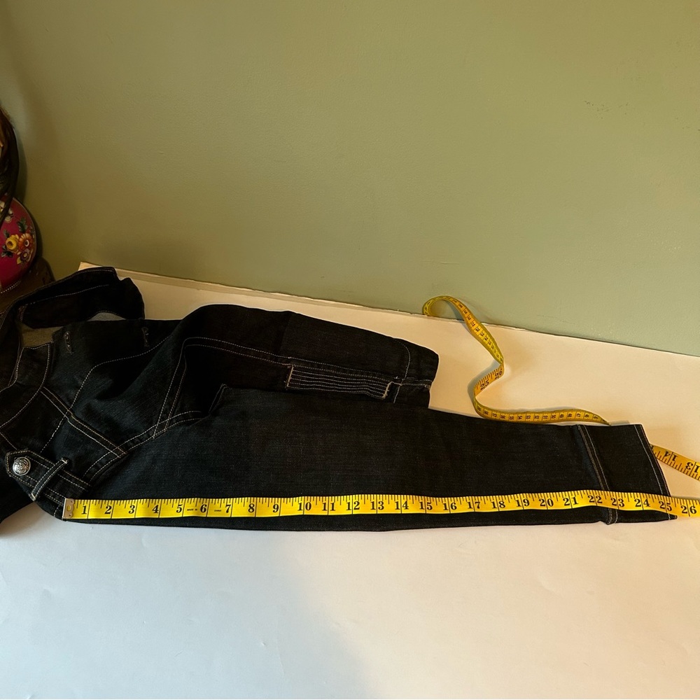 Old Navy Black Denim Military Jacket - Picture 6 of 8